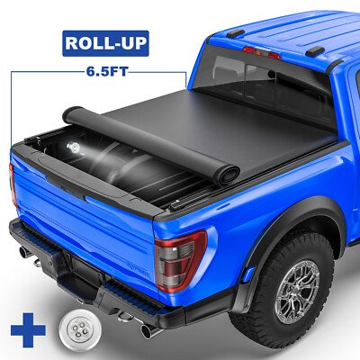 Soft roll-up tonneau cover